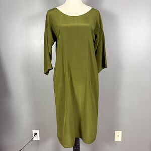 Dallas Daws Liv Silk Shift Dress Minimalist Capsule Timeless Contemporary Modern